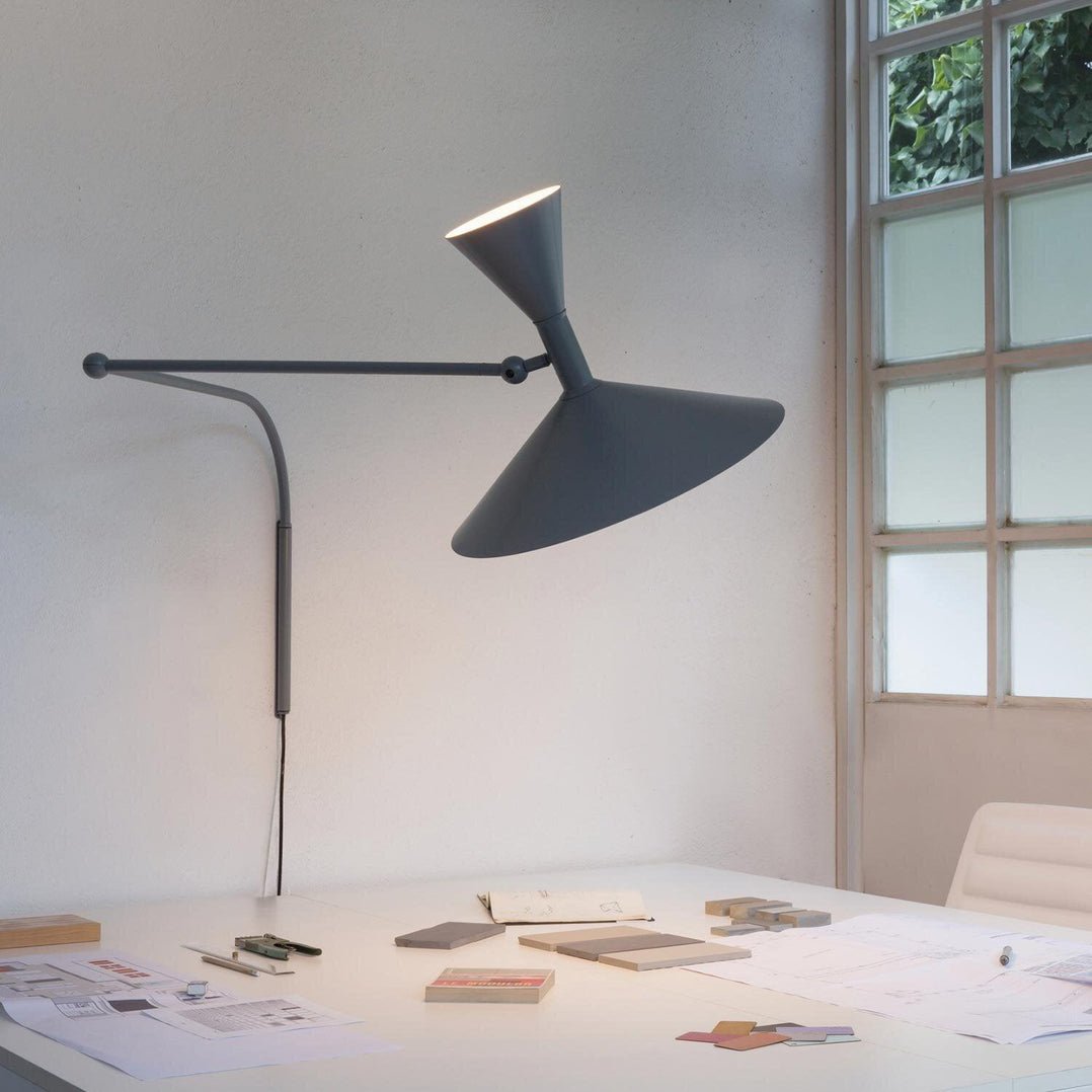 Marseille Plug-in Wall Light with Adjustable Arm and LED