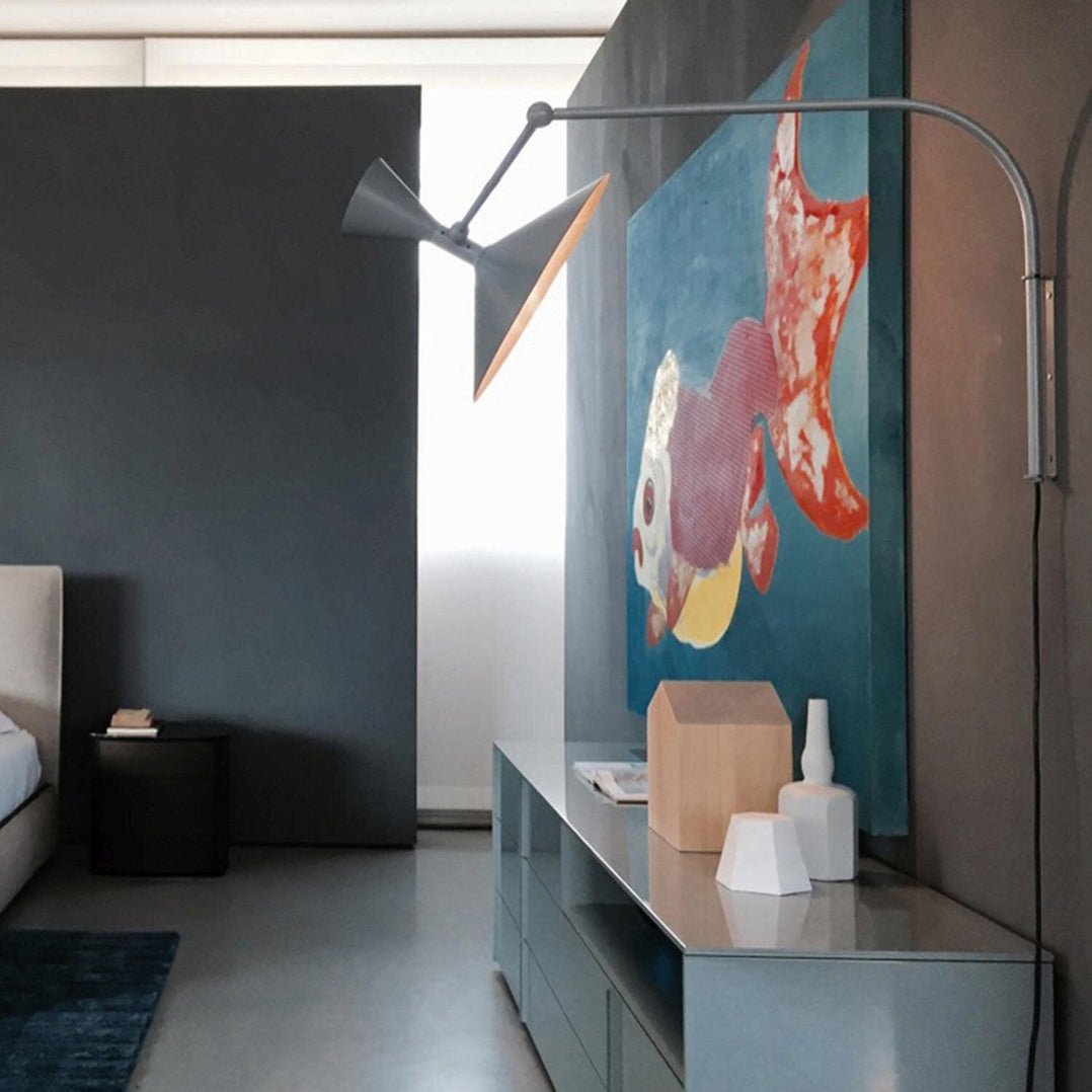 Marseille Plug-in Wall Light with Adjustable Arm and LED