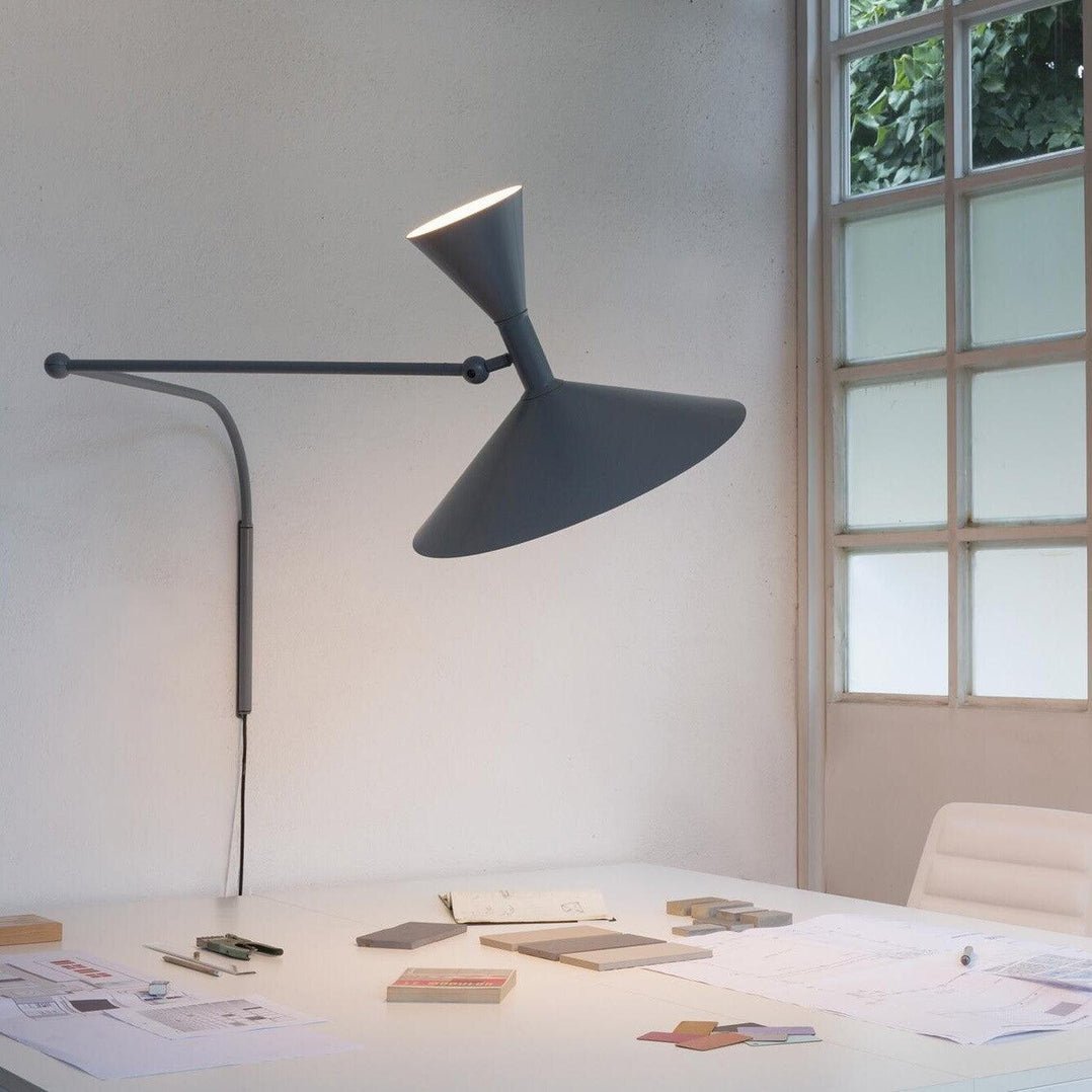 Marseille Plug-in Wall Light with Adjustable Arm and LED