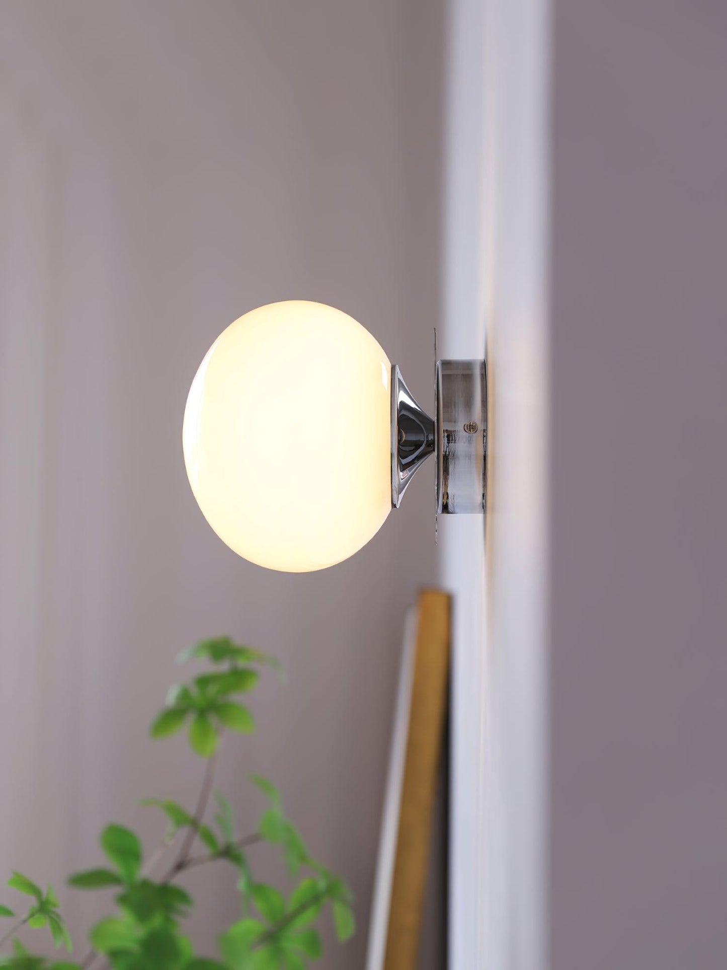 Marshmallow Sconces Pink Glass LED Wall/Ceiling Light