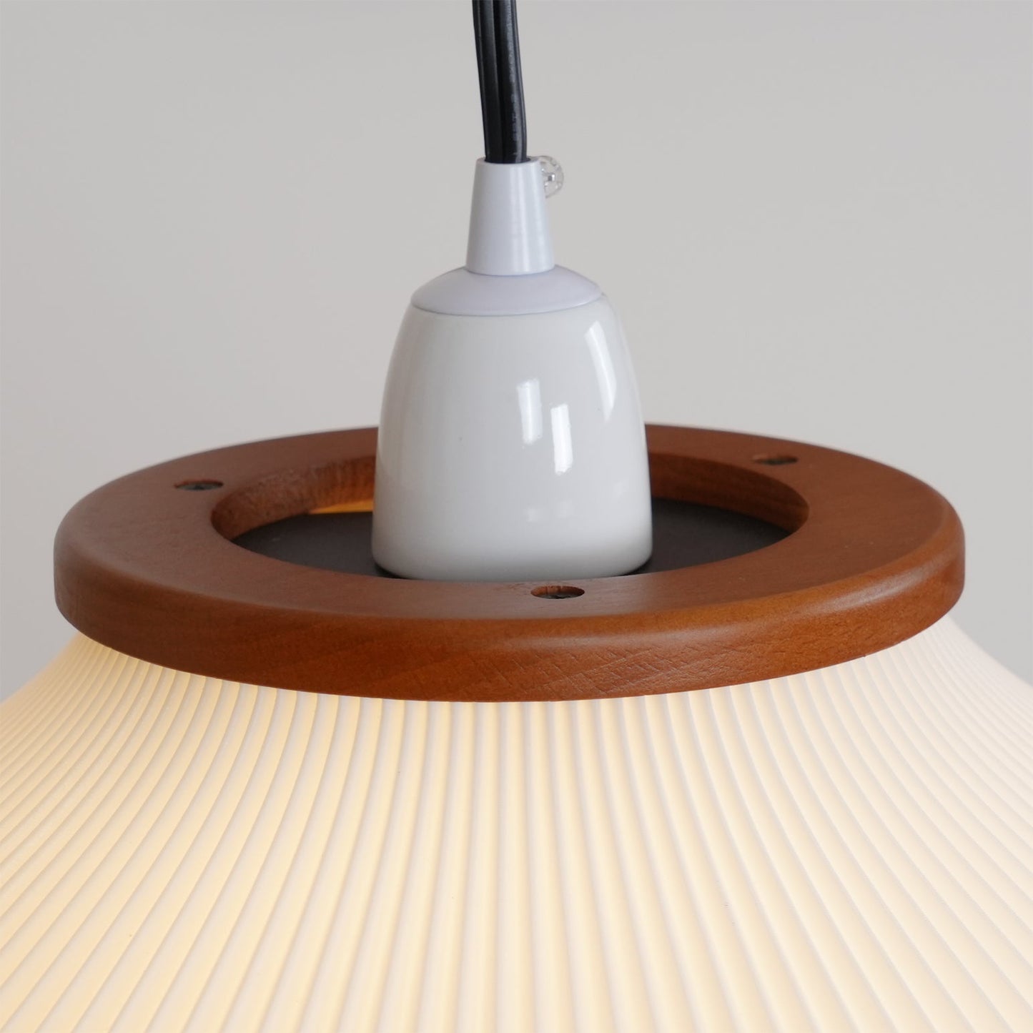 Matsusu Floor Lamp LED Brass Ash Wood Indoor Lighting