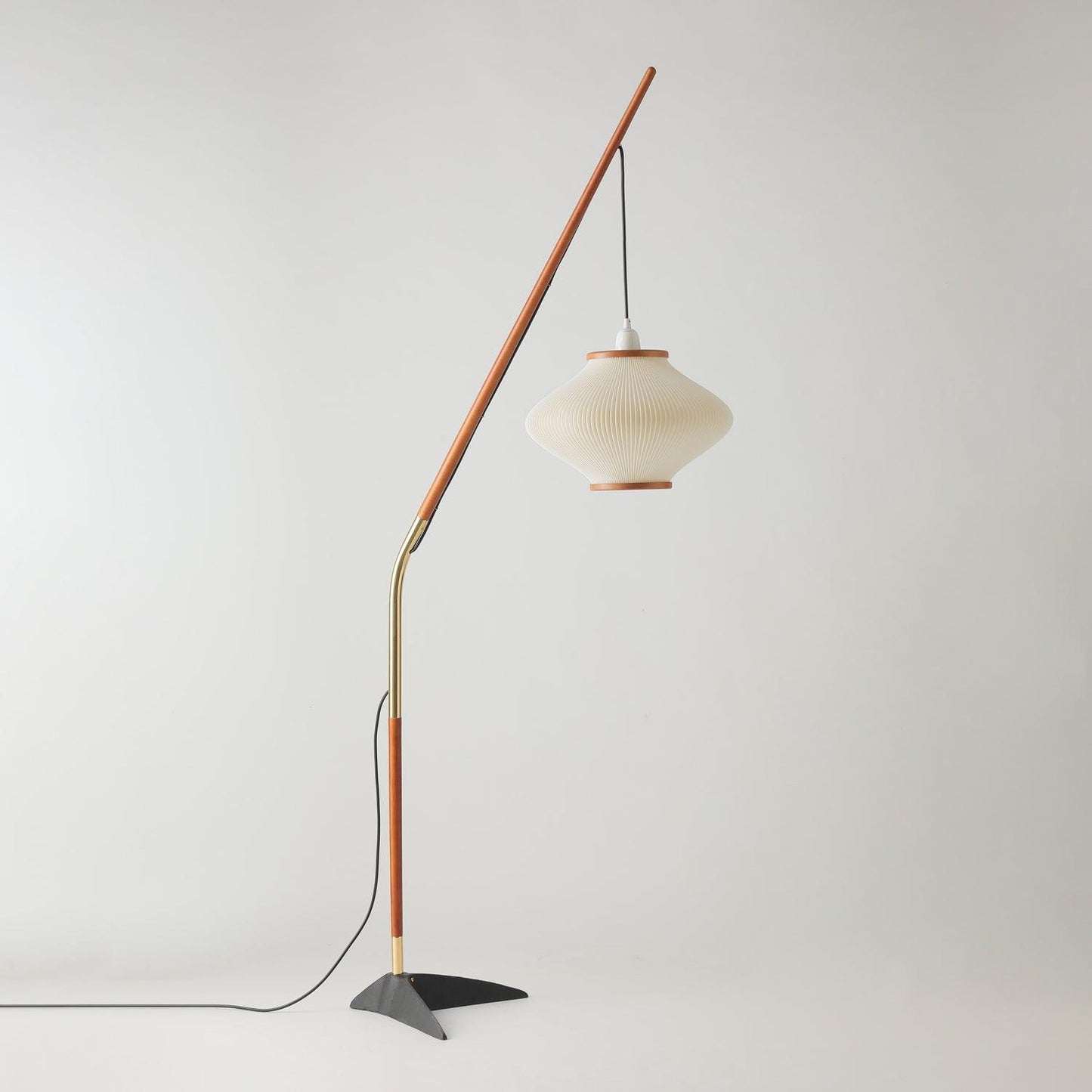 Matsusu Floor Lamp LED Brass Ash Wood Indoor Lighting