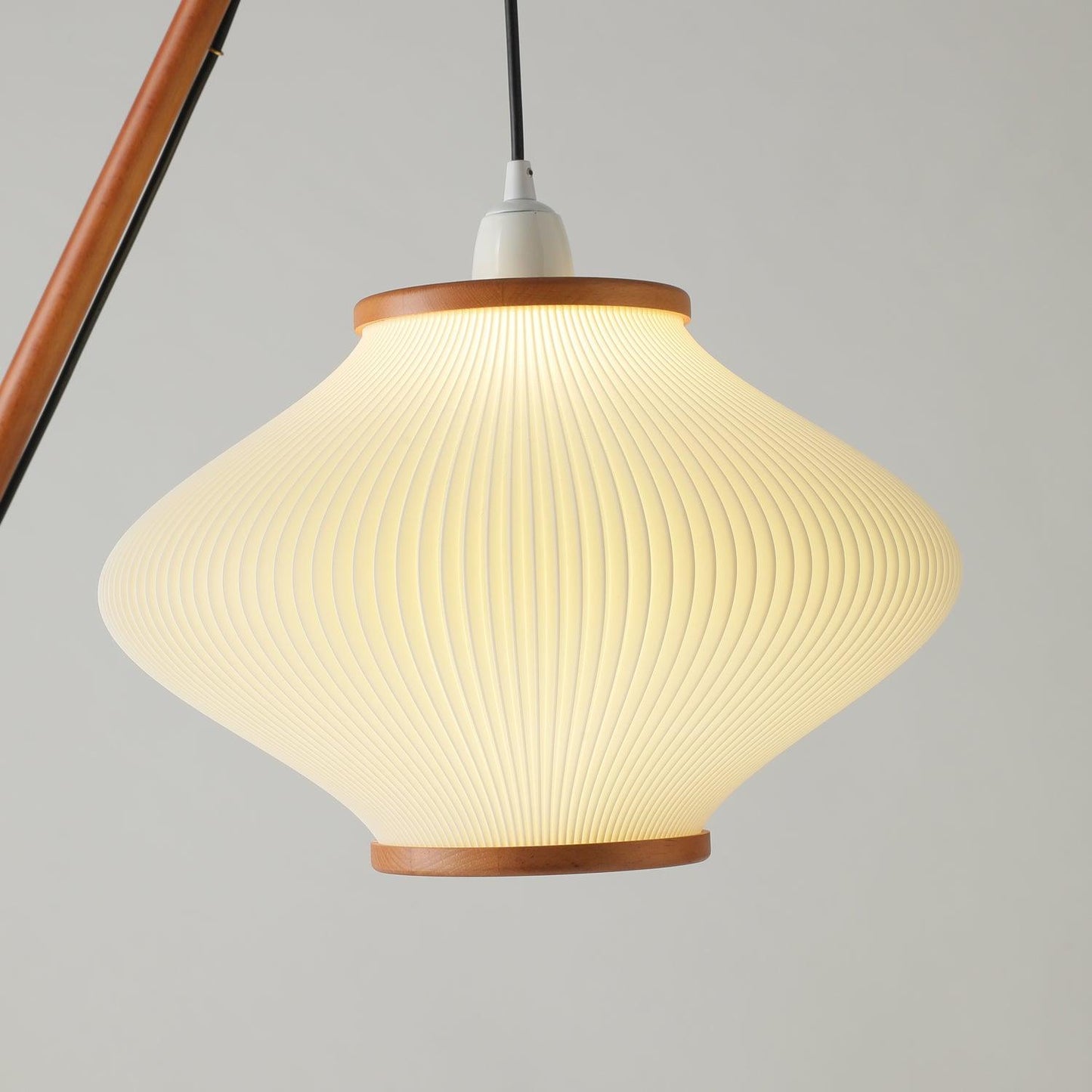 Matsusu Floor Lamp LED Brass Ash Wood Indoor Lighting