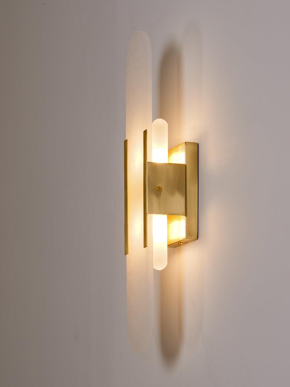 Melange Elongated Alabaster Wall Lamp - LED Indoor Lighting