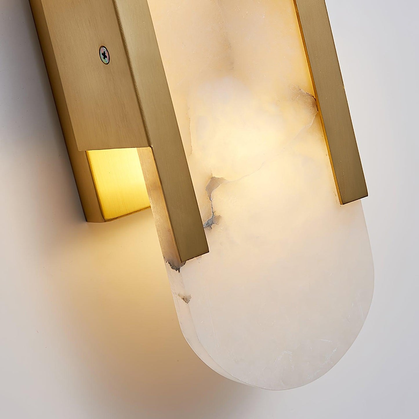 Melange Elongated Alabaster Wall Lamp - LED Indoor Lighting