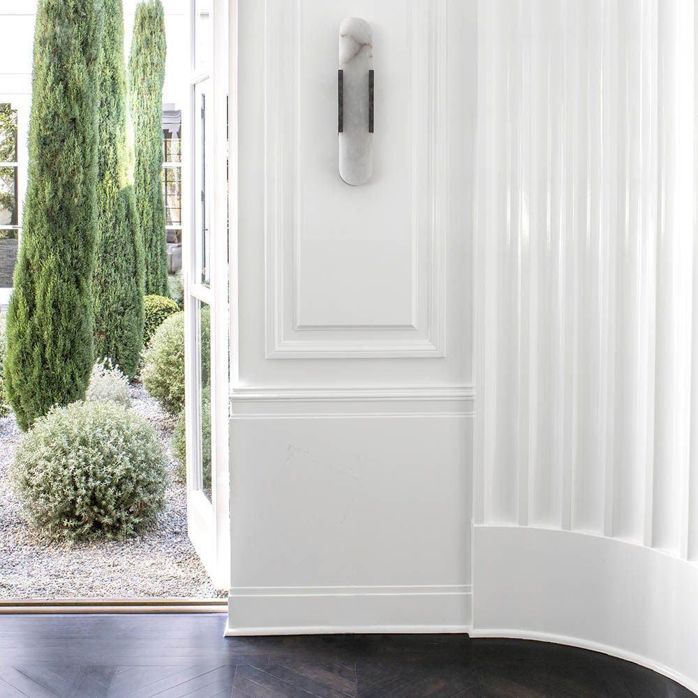 Melange Elongated Alabaster Wall Lamp - LED Indoor Lighting