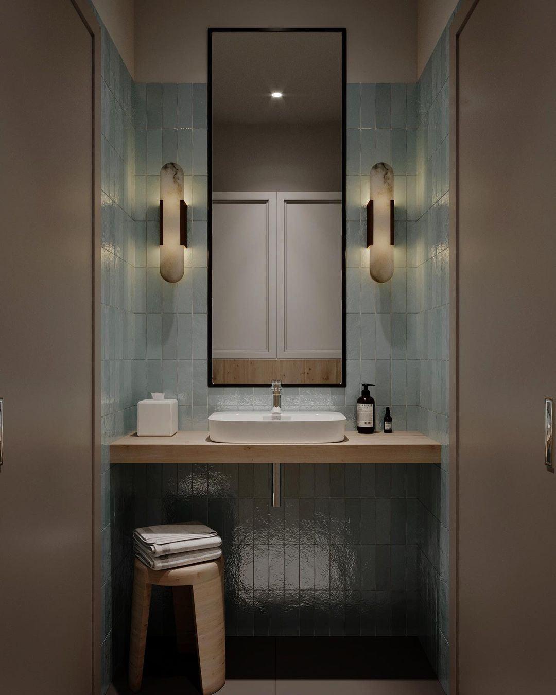 Melange Elongated Alabaster Wall Lamp - LED Indoor Lighting