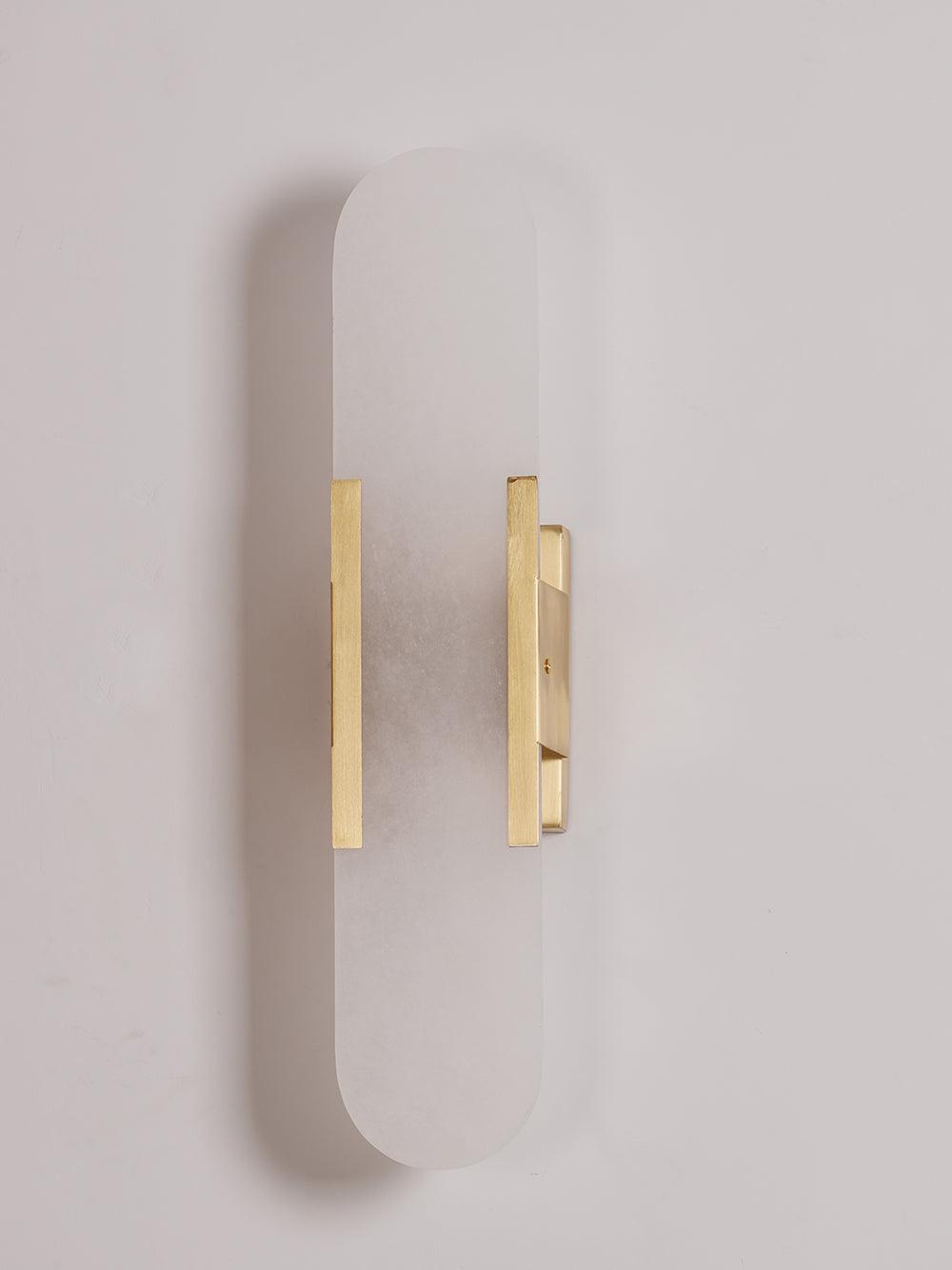 Melange Elongated Alabaster Wall Lamp - LED Indoor Lighting