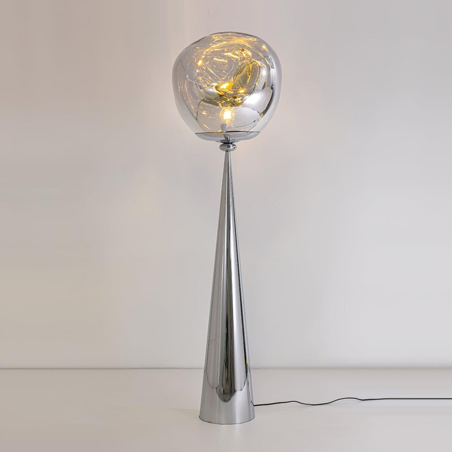 Cone Lava Floor Lamp - LED Indoor Lighting, Stylish Design