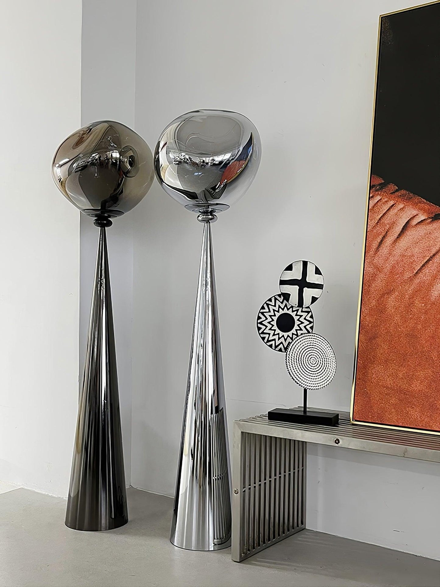 Cone Lava Floor Lamp - LED Indoor Lighting, Stylish Design