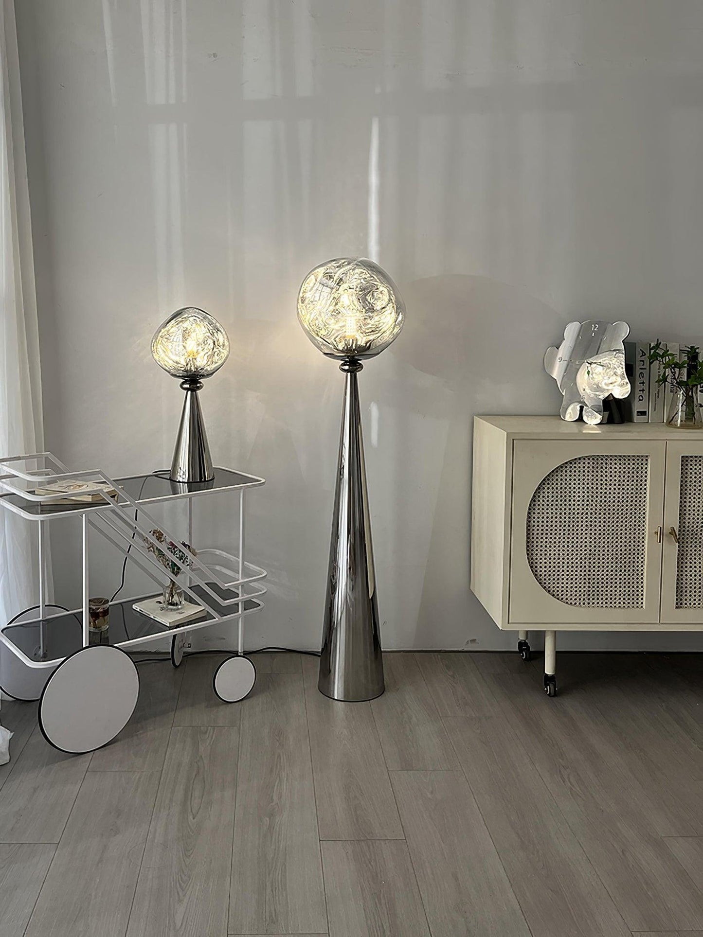 Cone Lava Floor Lamp - LED Indoor Lighting, Stylish Design