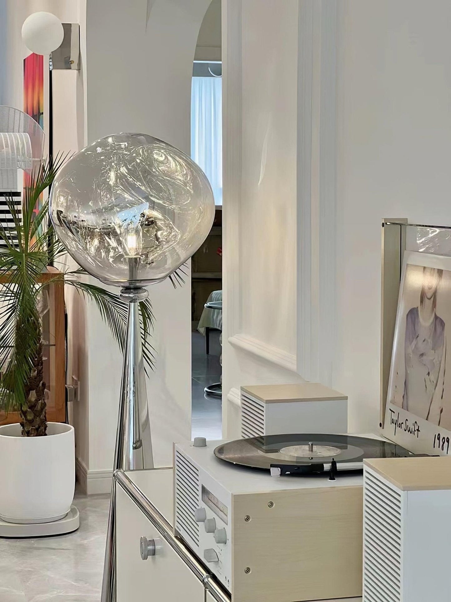Cone Lava Floor Lamp - LED Indoor Lighting, Stylish Design