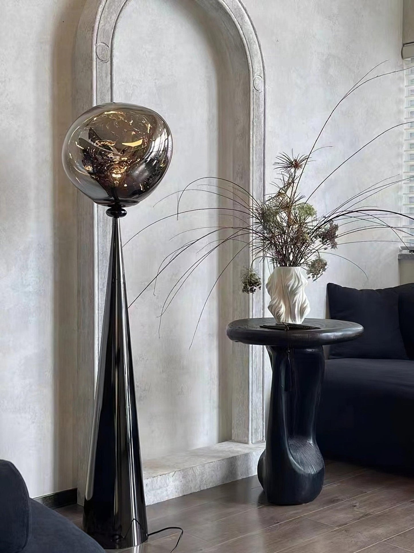 Cone Lava Floor Lamp - LED Indoor Lighting, Stylish Design