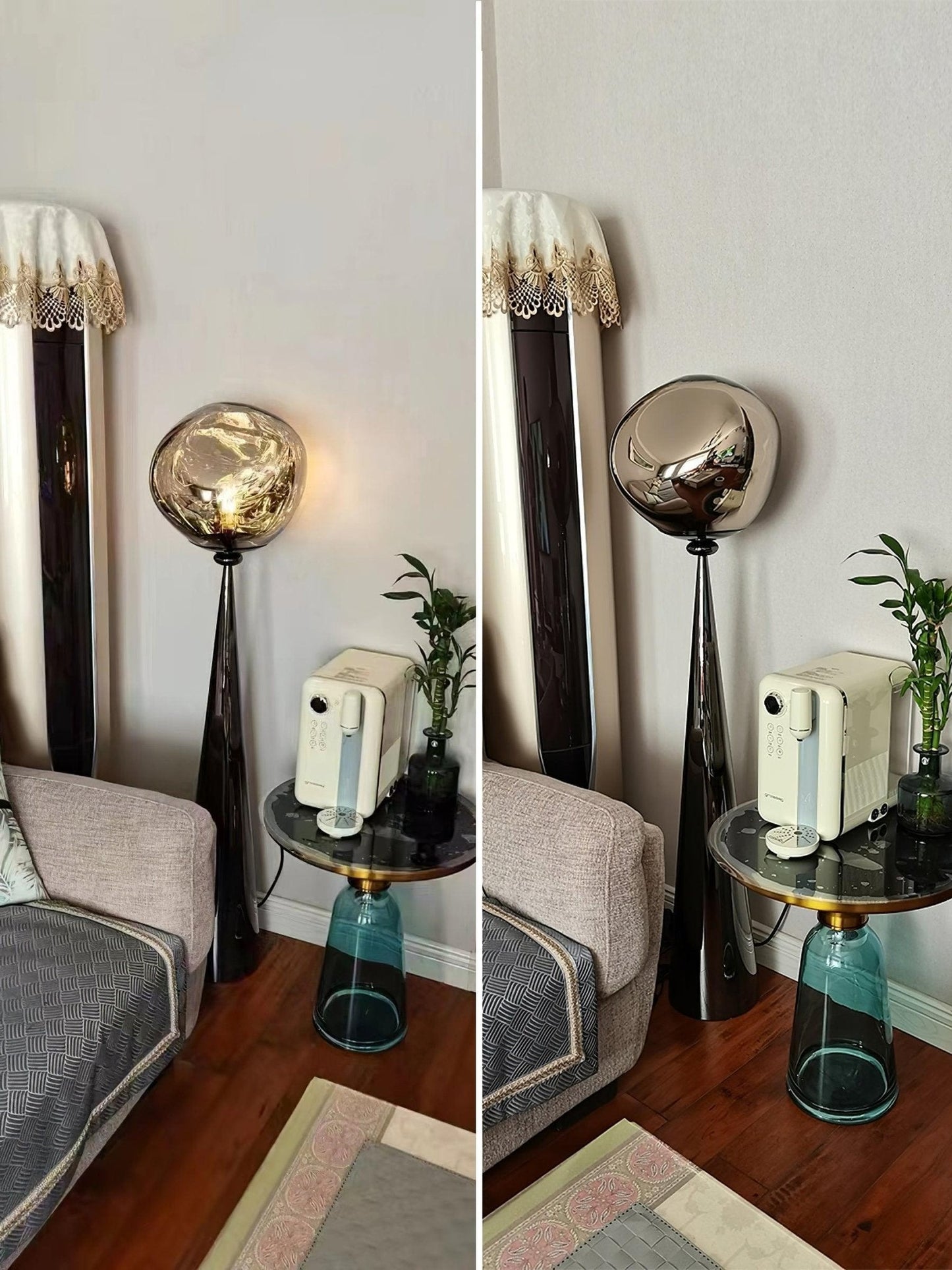 Cone Lava Floor Lamp - LED Indoor Lighting, Stylish Design