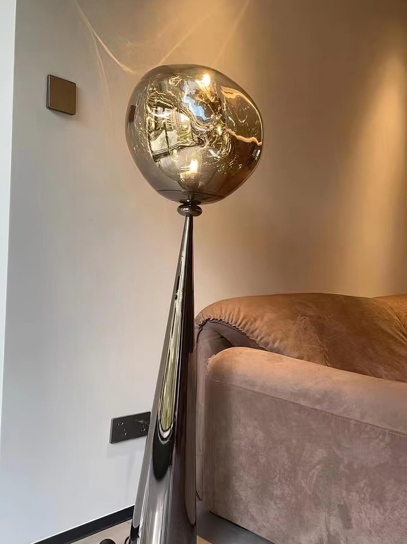 Cone Lava Floor Lamp - LED Indoor Lighting, Stylish Design