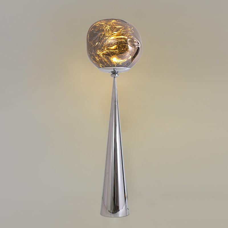 Cone Lava Floor Lamp - LED Indoor Lighting, Stylish Design