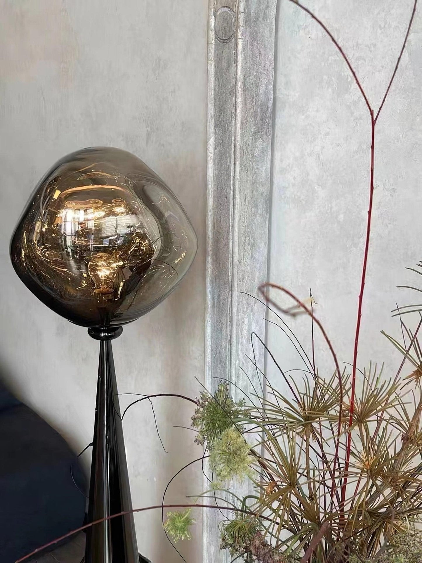 Cone Lava Floor Lamp - LED Indoor Lighting, Stylish Design