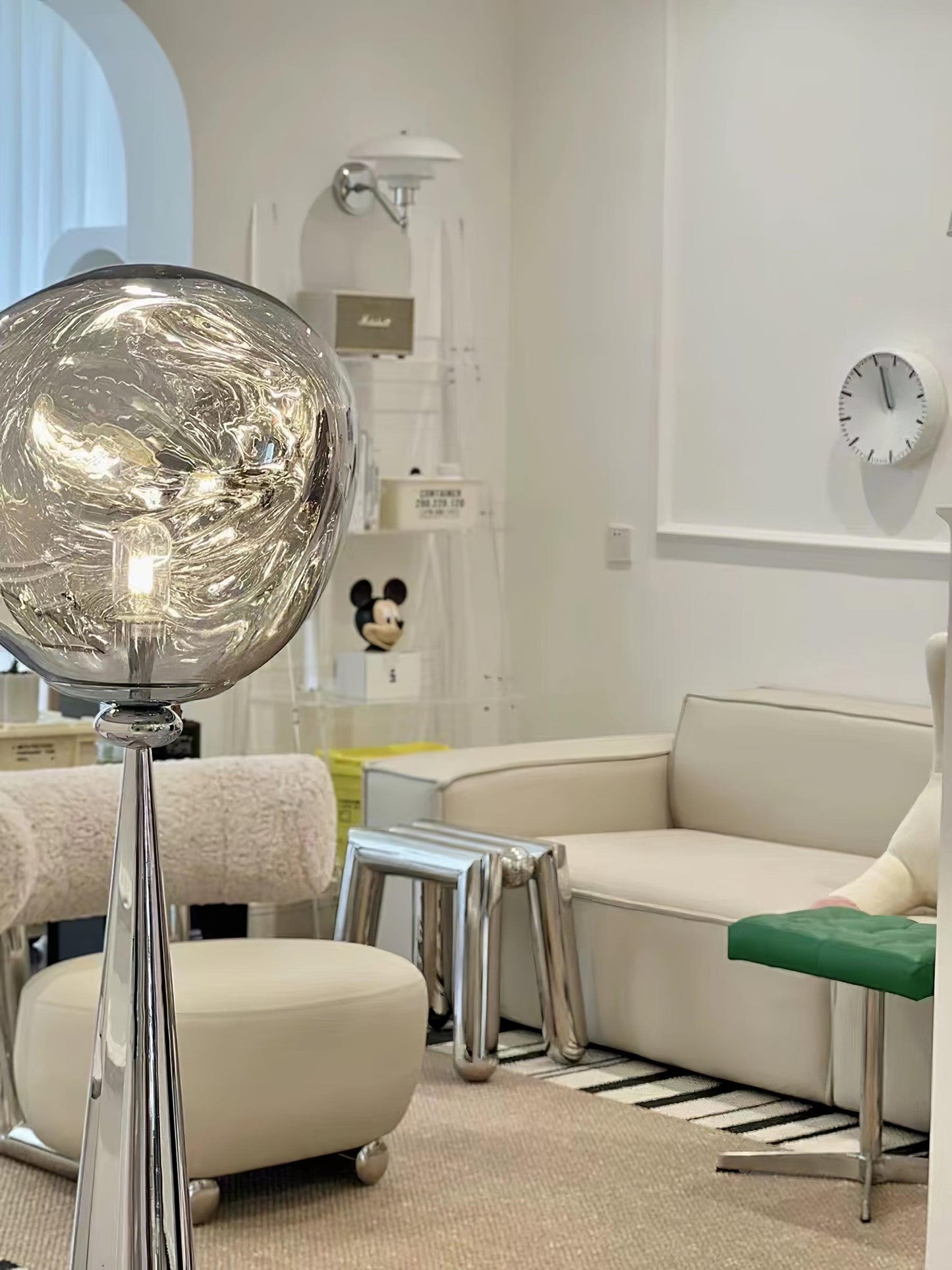 Cone Lava Floor Lamp - LED Indoor Lighting, Stylish Design