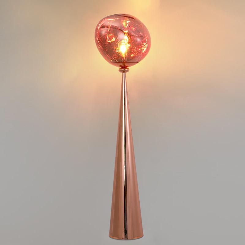 Cone Lava Floor Lamp - LED Indoor Lighting, Stylish Design