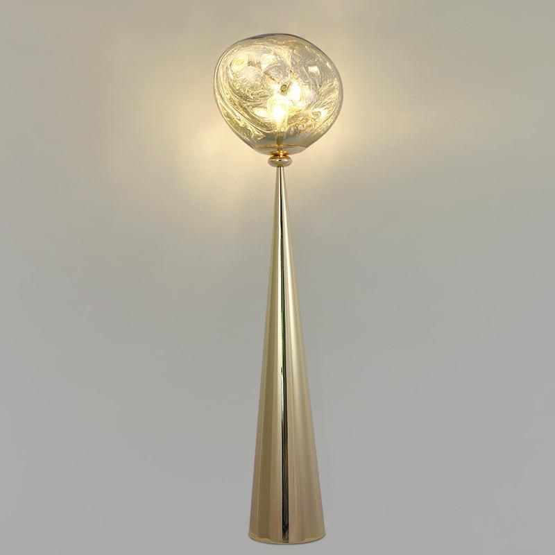 Cone Lava Floor Lamp - LED Indoor Lighting, Stylish Design