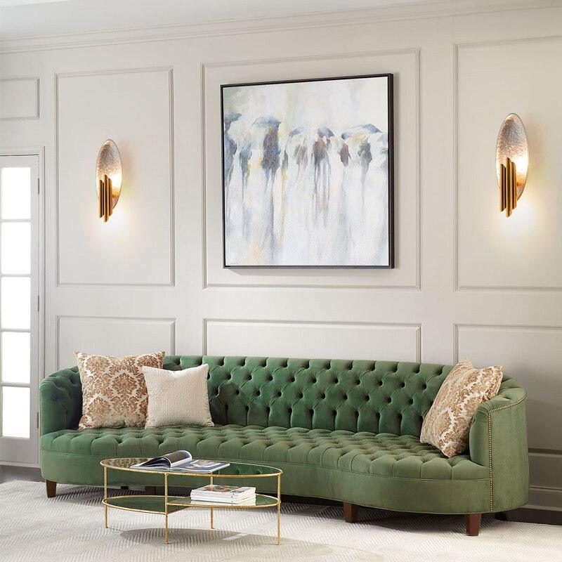 Metal Sconce Wall Light - Gold & Black Finish, LED, Indoor