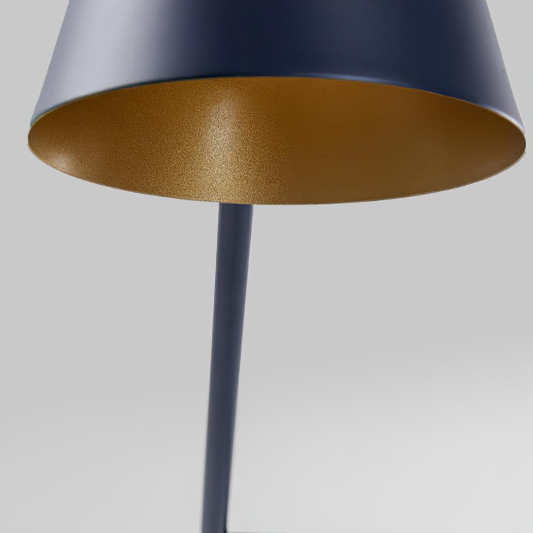 Metro Floor Lamp with Black Marble Base and LED Light