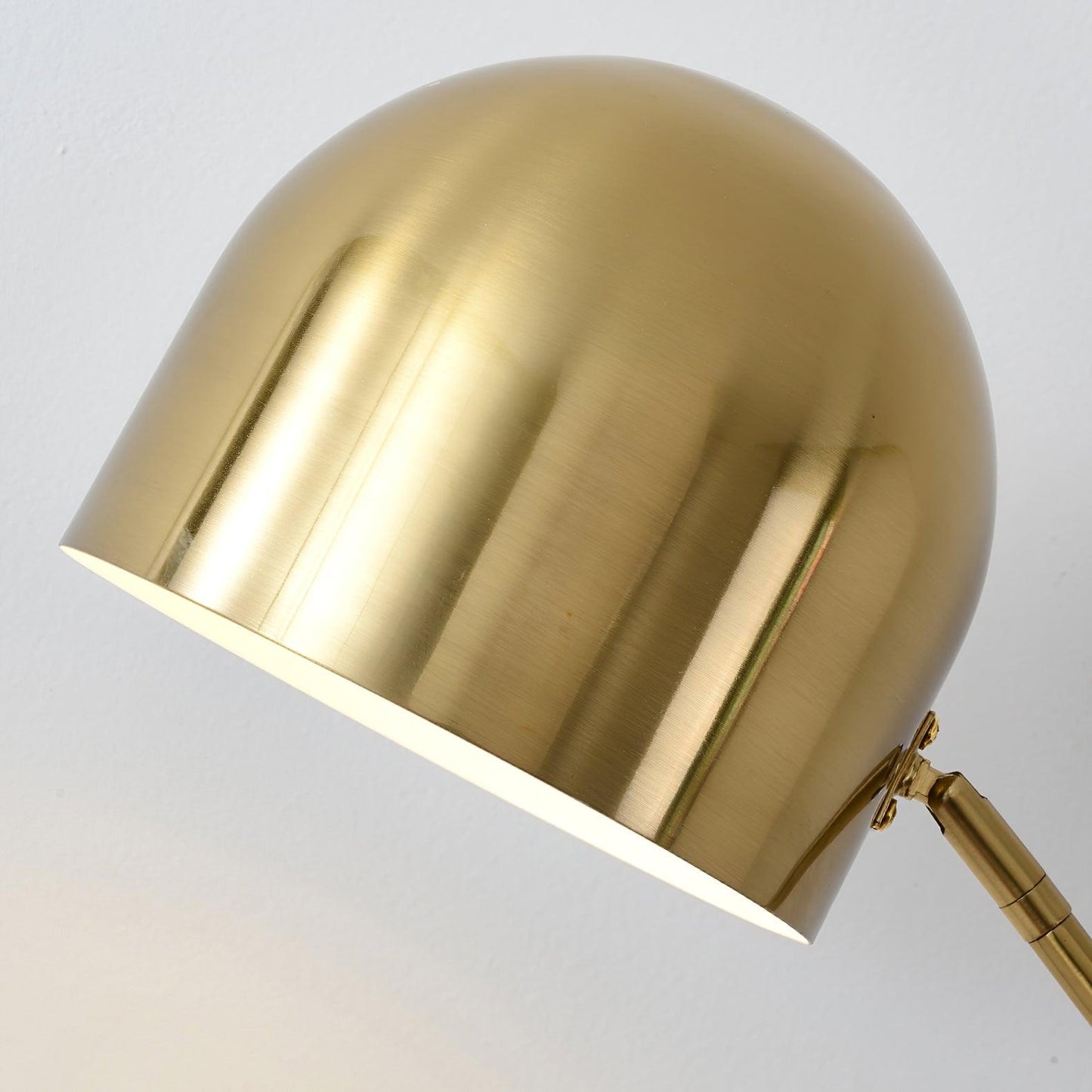 Metronome Floor Lamp - LED, Metal & Leather Design, Indoor