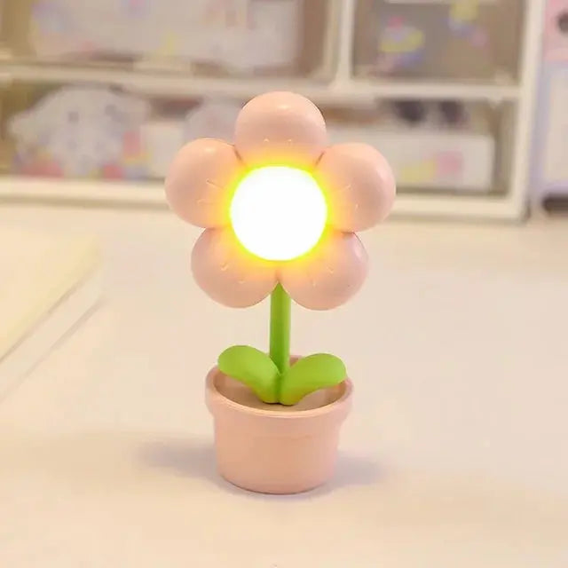 Kleine Tischlampe in Blumenform - LED Flower Table Lamp