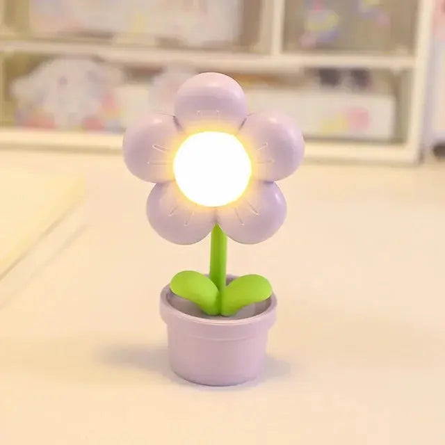 Kleine Tischlampe in Blumenform - LED Flower Table Lamp