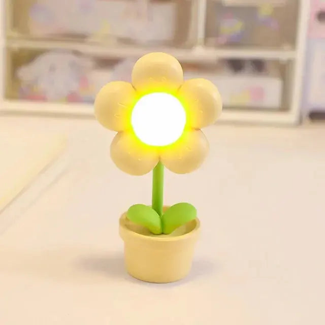 Kleine Tischlampe in Blumenform - LED Flower Table Lamp