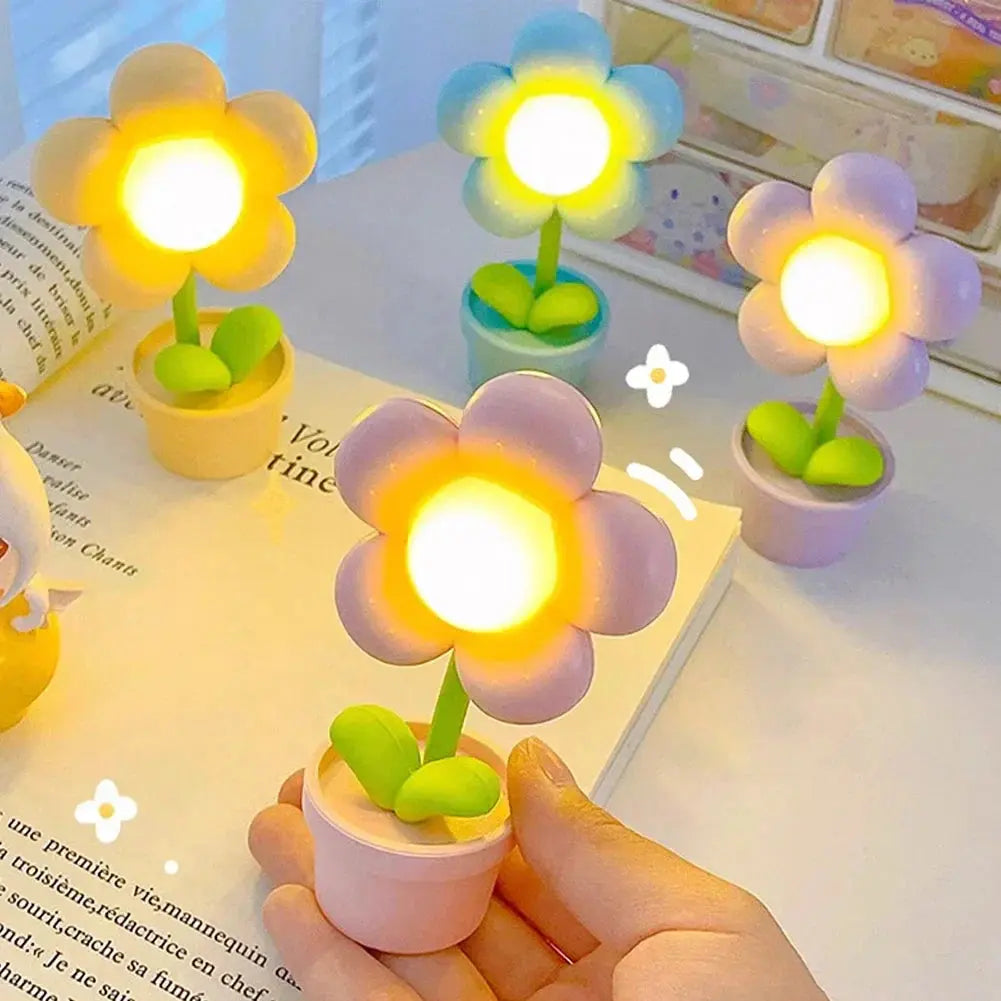 Kleine Tischlampe in Blumenform - LED Flower Table Lamp
