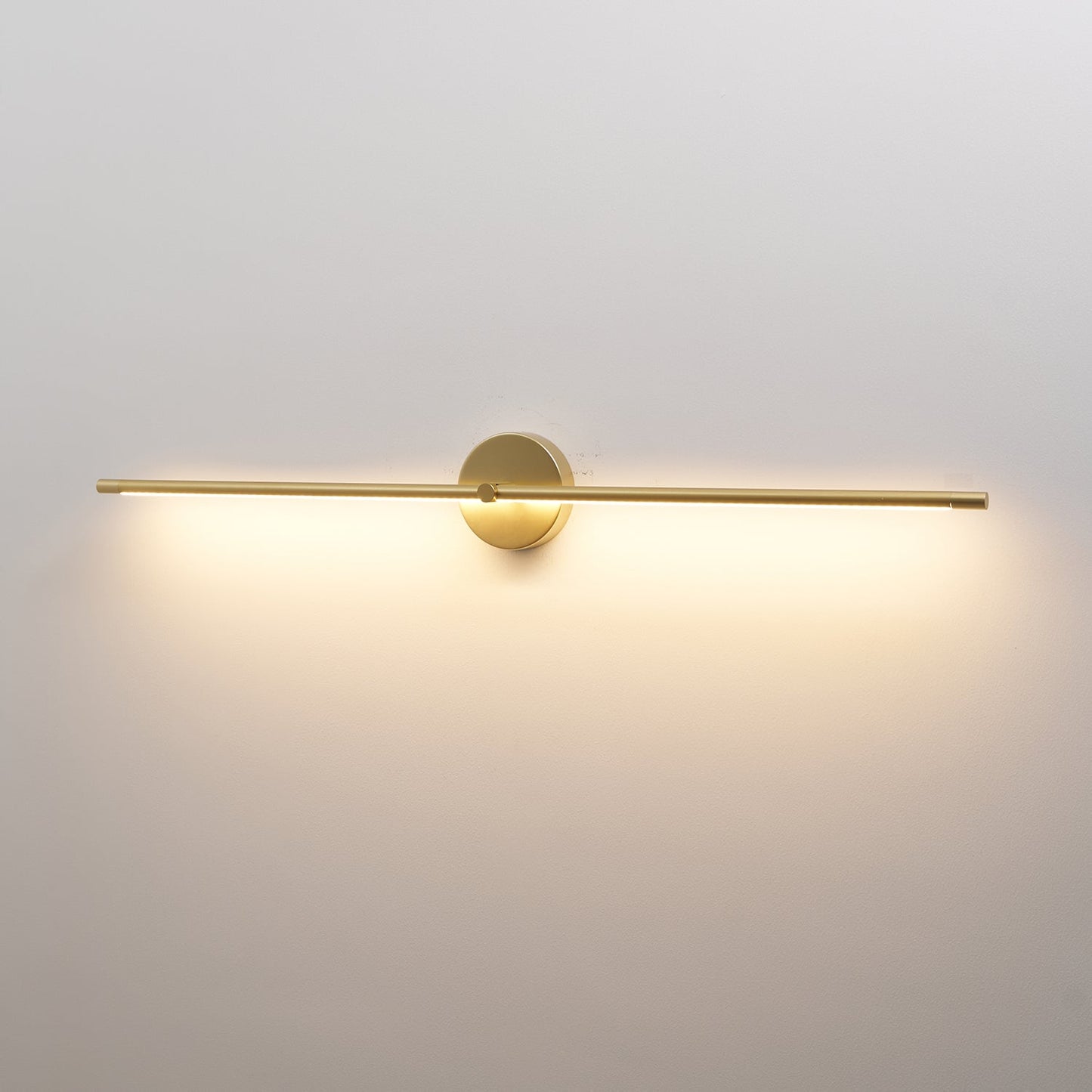 Minimalist Linear LED Plug-in Wall Lamp for Bathroom Lighting