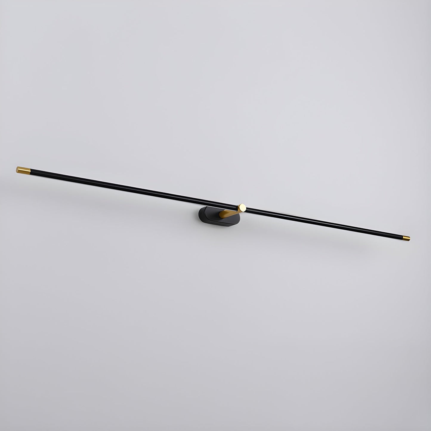 Minimalist Linear Plug-in Wall Lamp with Integrated LED Light