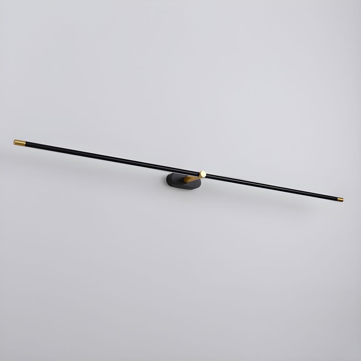 Minimalist Linear Plug-in Wall Lamp with Integrated LED Light