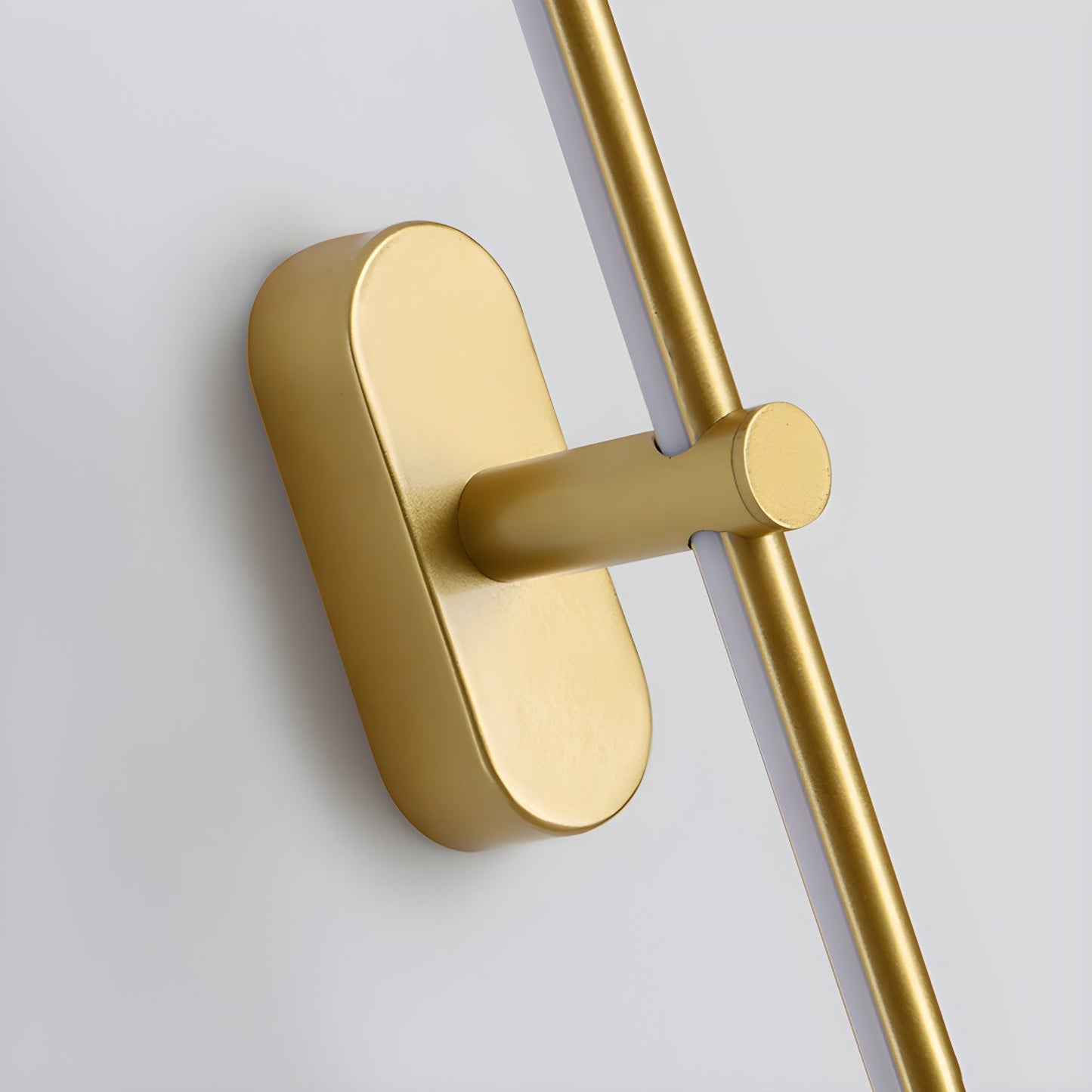 Minimalist Linear Plug-in Wall Lamp with Integrated LED Light