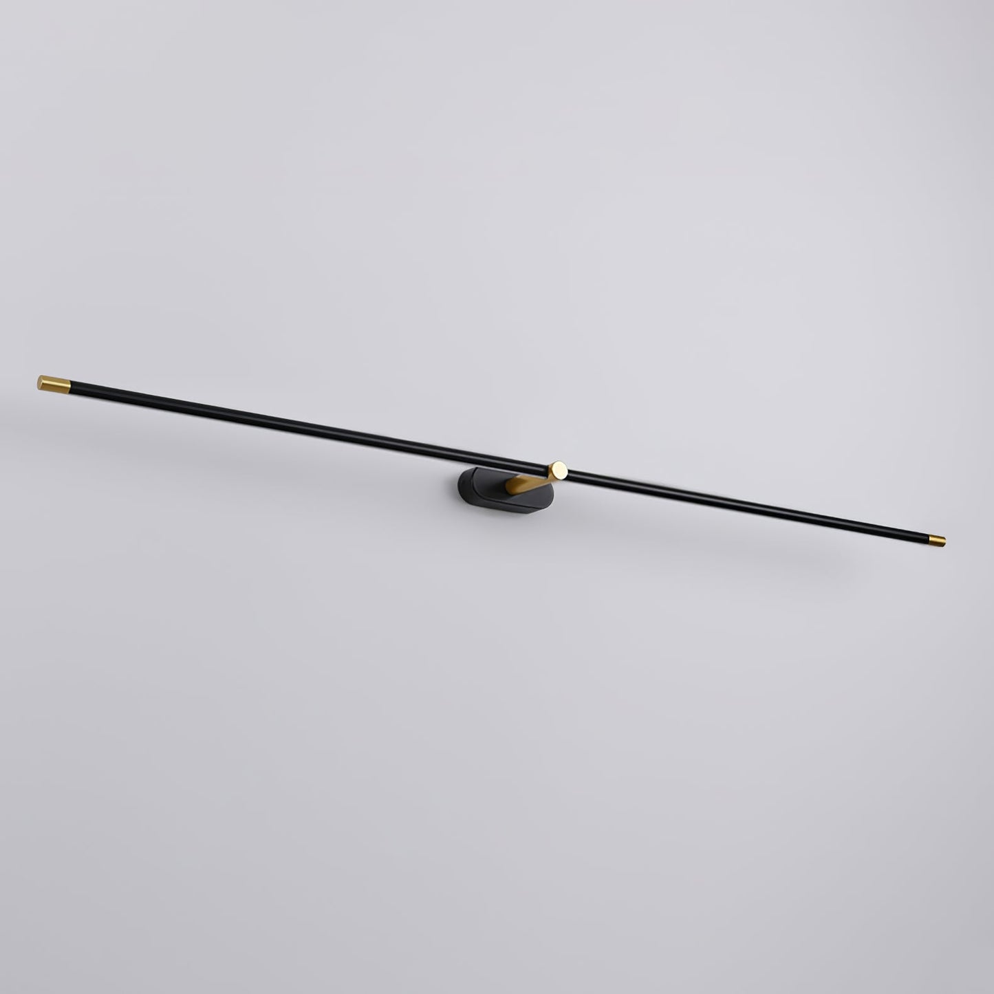 Minimalist Linear Plug-in Wall Lamp with Integrated LED Light
