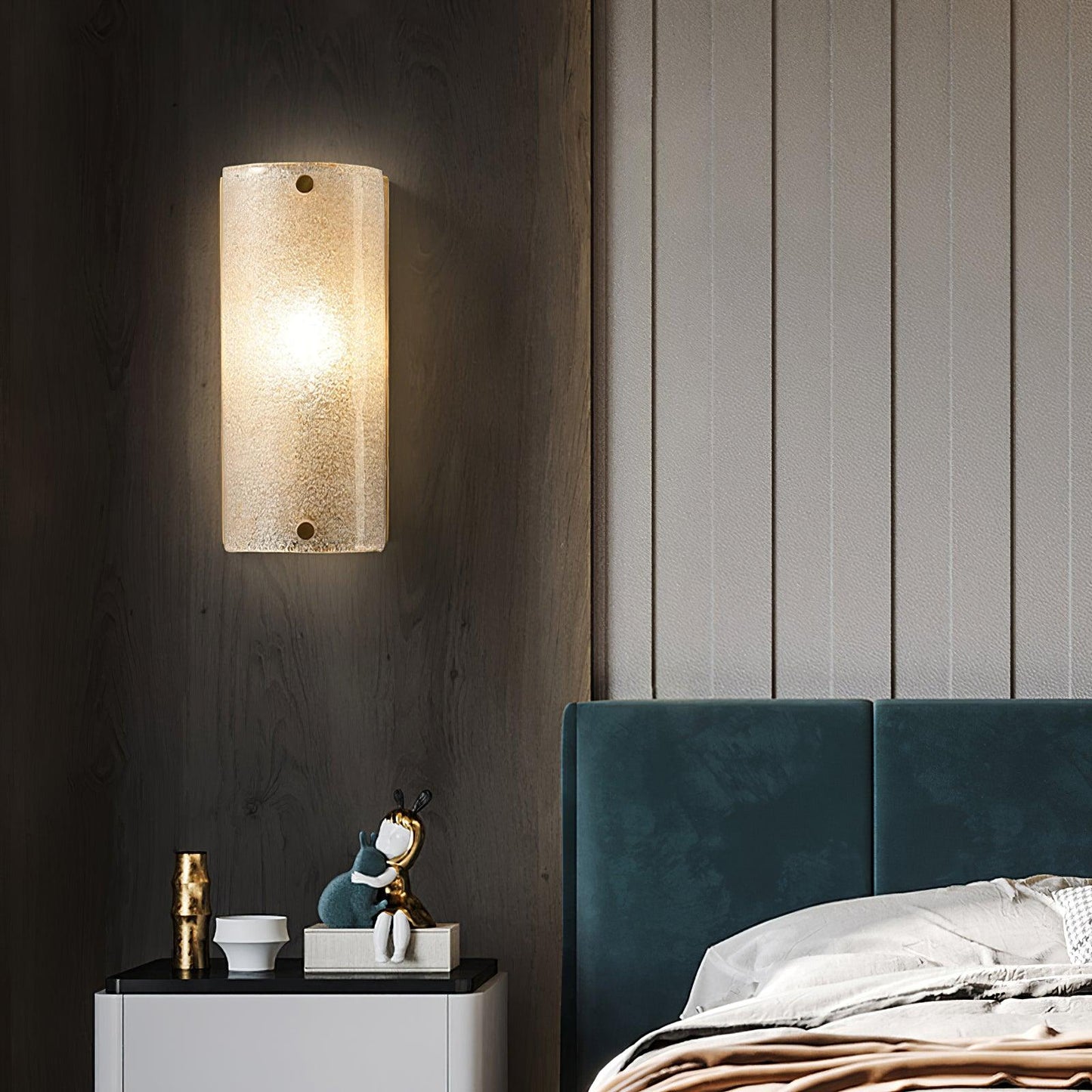 Moet Rounded Sconce - LED Decorative Glass Wall Light