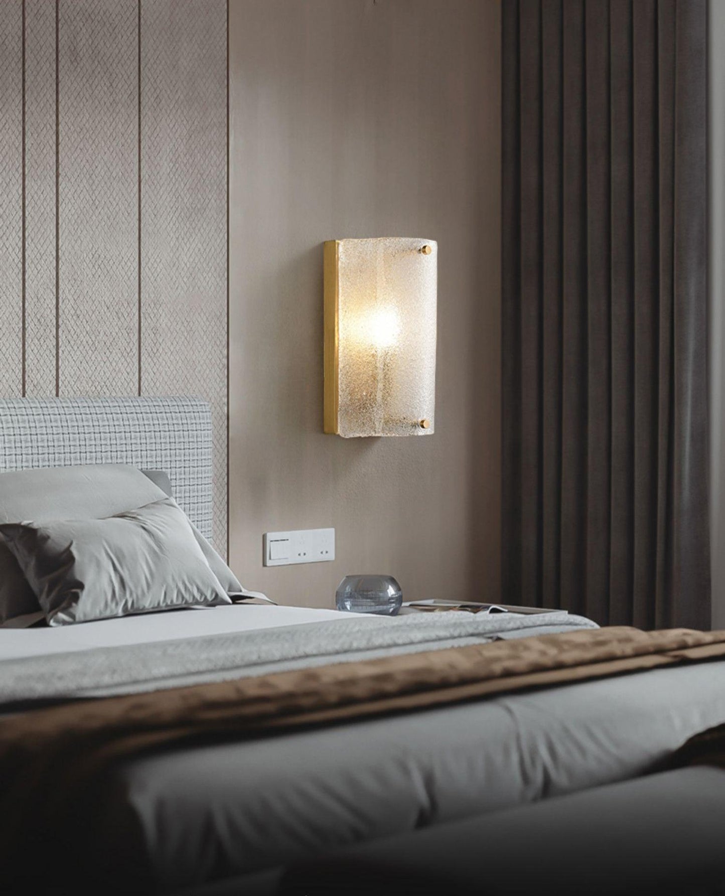 Moet Rounded Sconce - LED Decorative Glass Wall Light