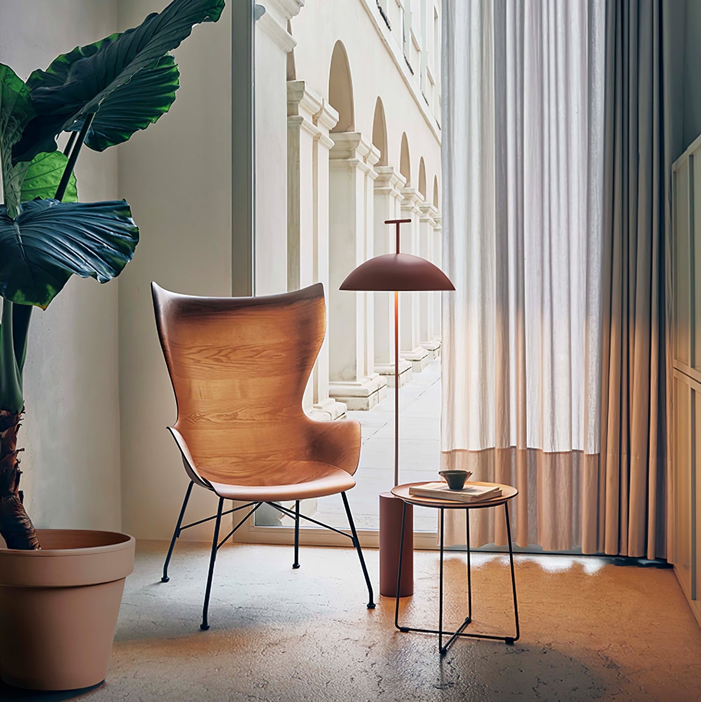 Monolith Dome Floor Lamp LED Indoor Light - Modern Design