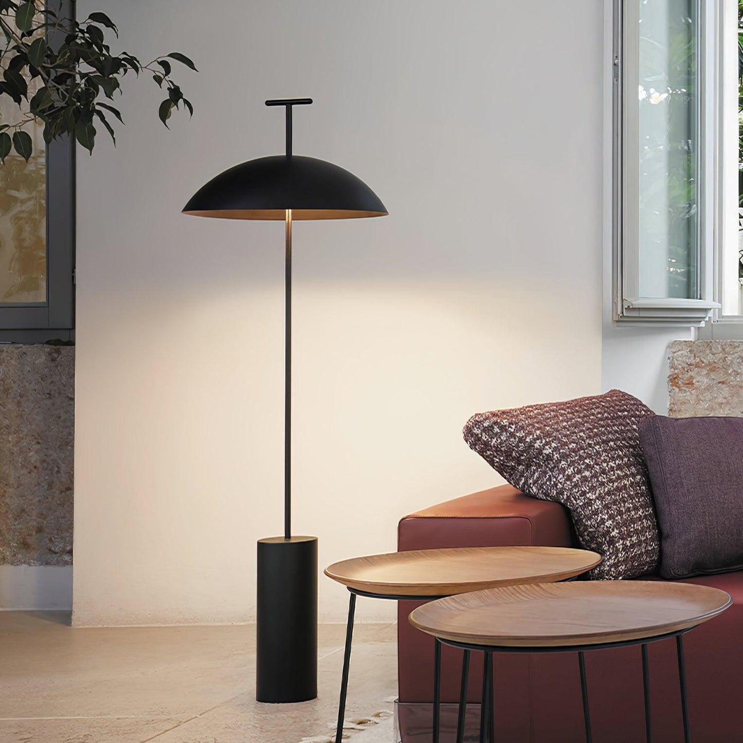 Monolith Dome Floor Lamp LED Indoor Light - Modern Design