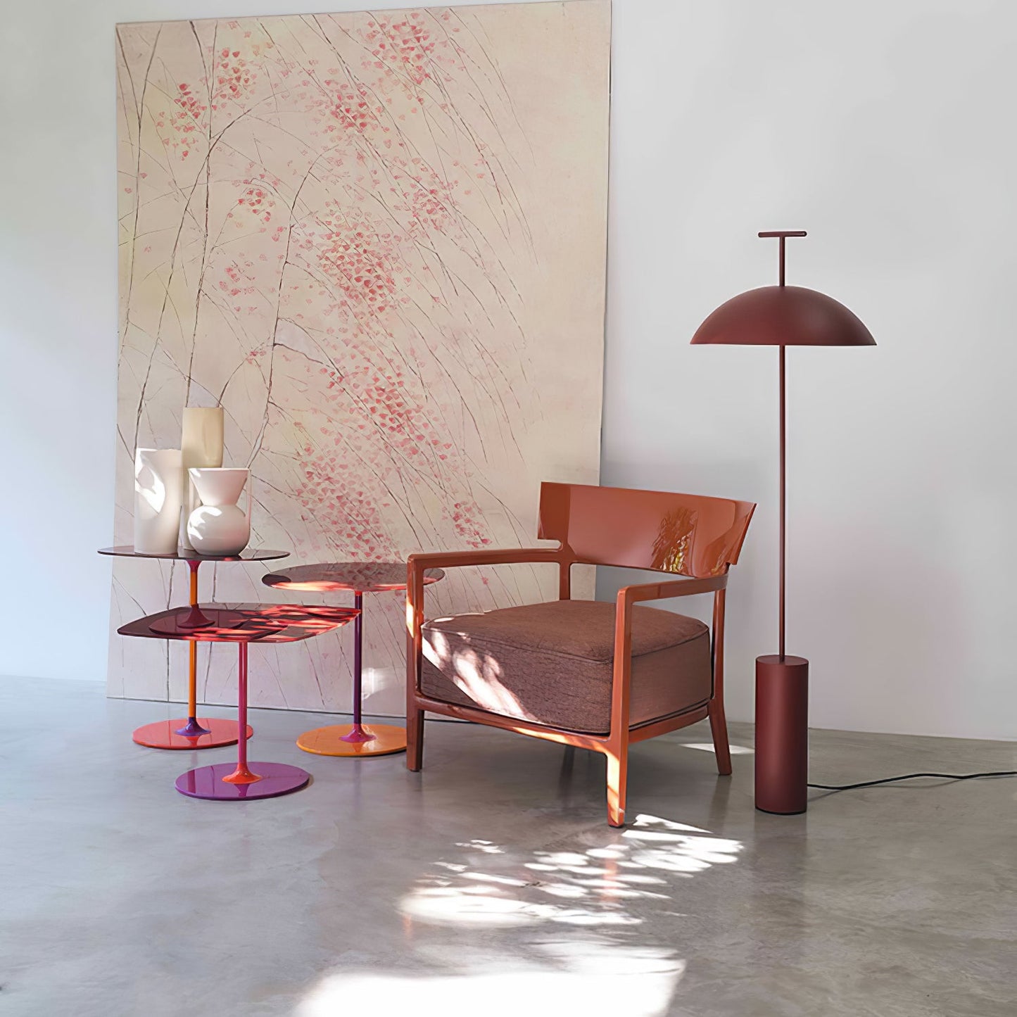 Monolith Dome Floor Lamp LED Indoor Light - Modern Design