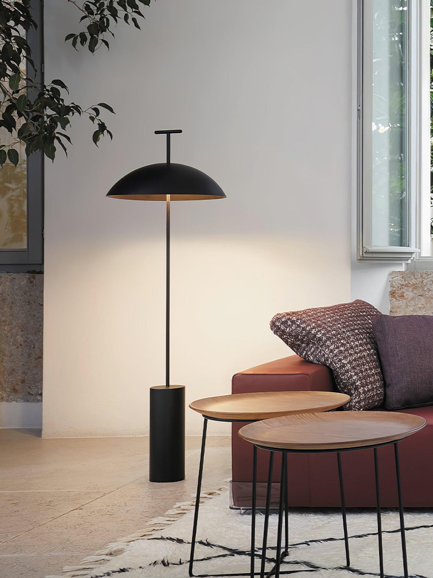 Monolith Dome Floor Lamp LED Indoor Light - Modern Design