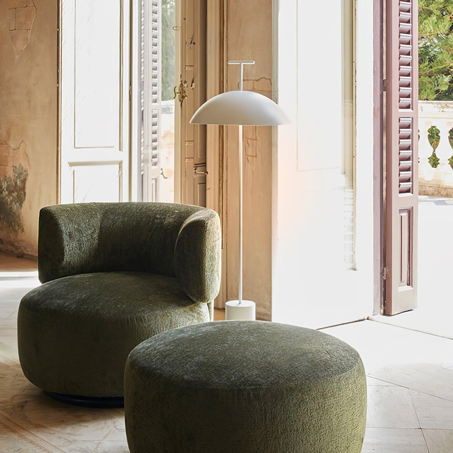 Monolith Dome Floor Lamp LED Indoor Light - Modern Design