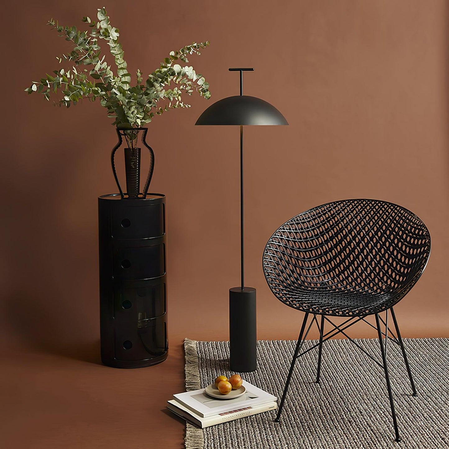 Monolith Dome Floor Lamp LED Indoor Light - Modern Design