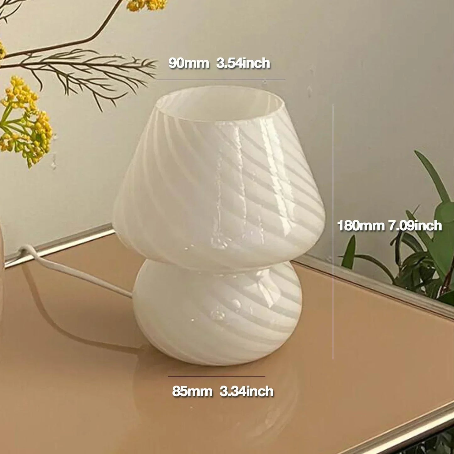 Murano Glass Table Lamp - Elegant and Unique Design
