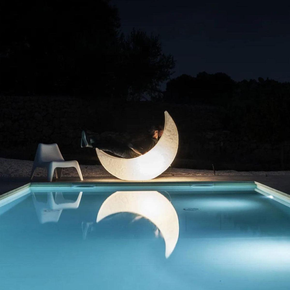 My Moon Floor Lamp - LED Indoor Outdoor Ambient Lighting