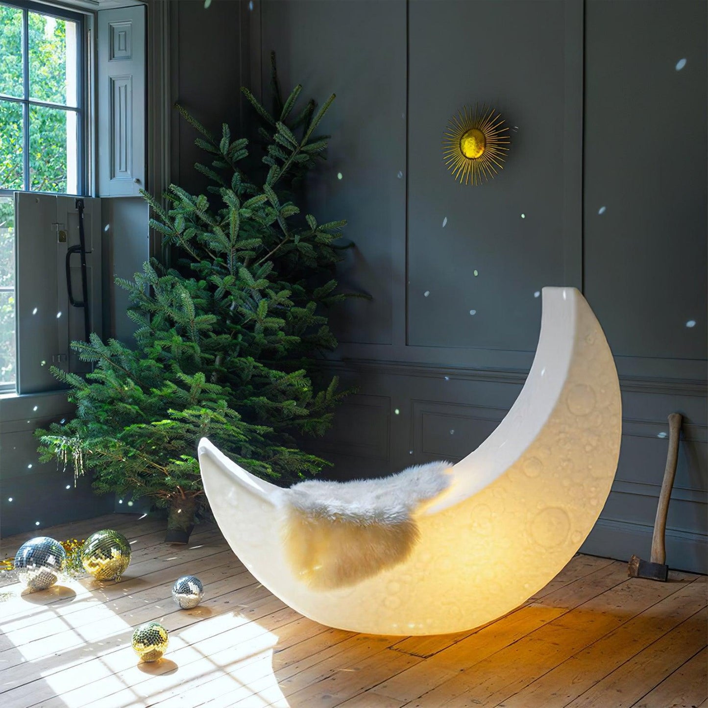 My Moon Floor Lamp - LED Indoor Outdoor Ambient Lighting