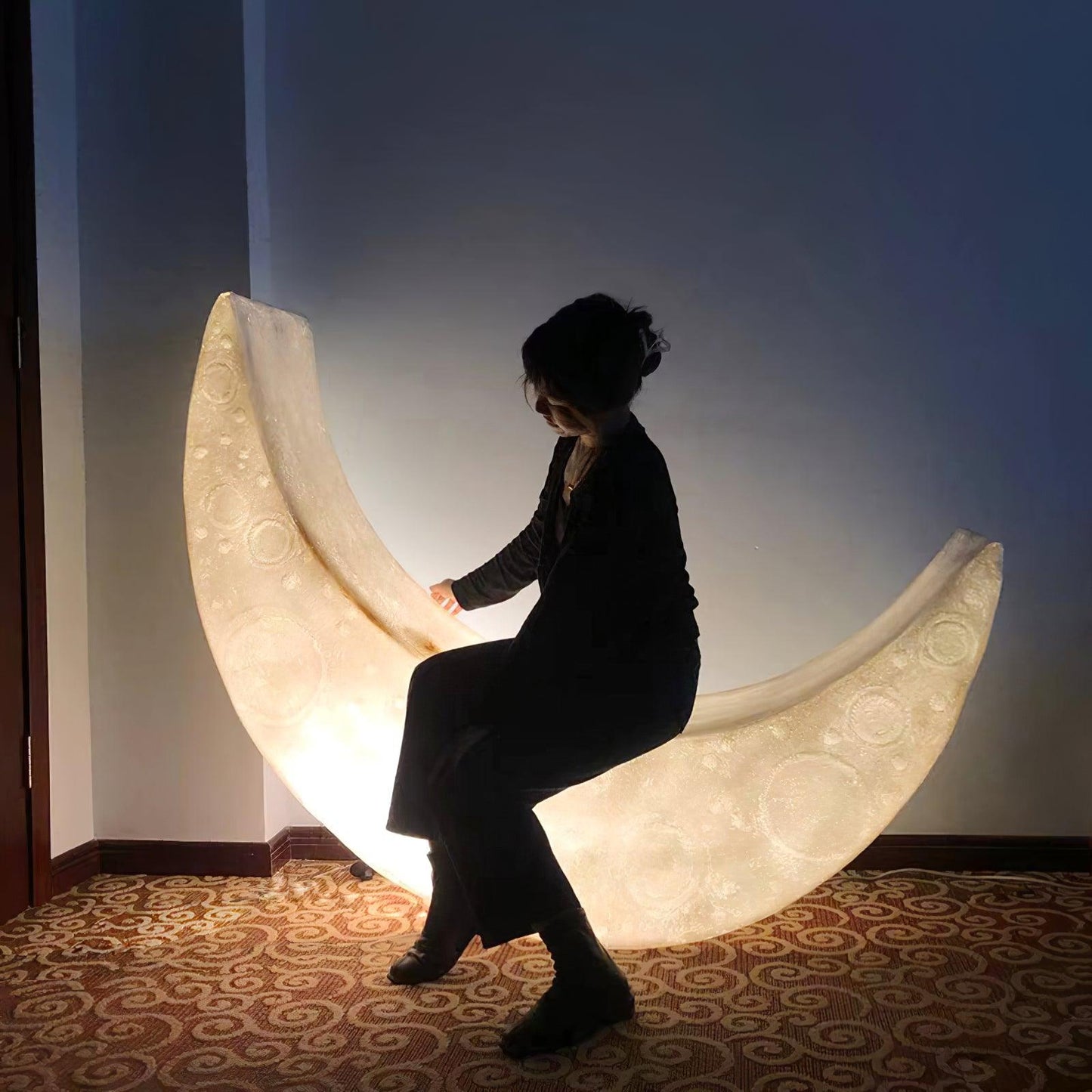 My Moon Floor Lamp - LED Indoor Outdoor Ambient Lighting