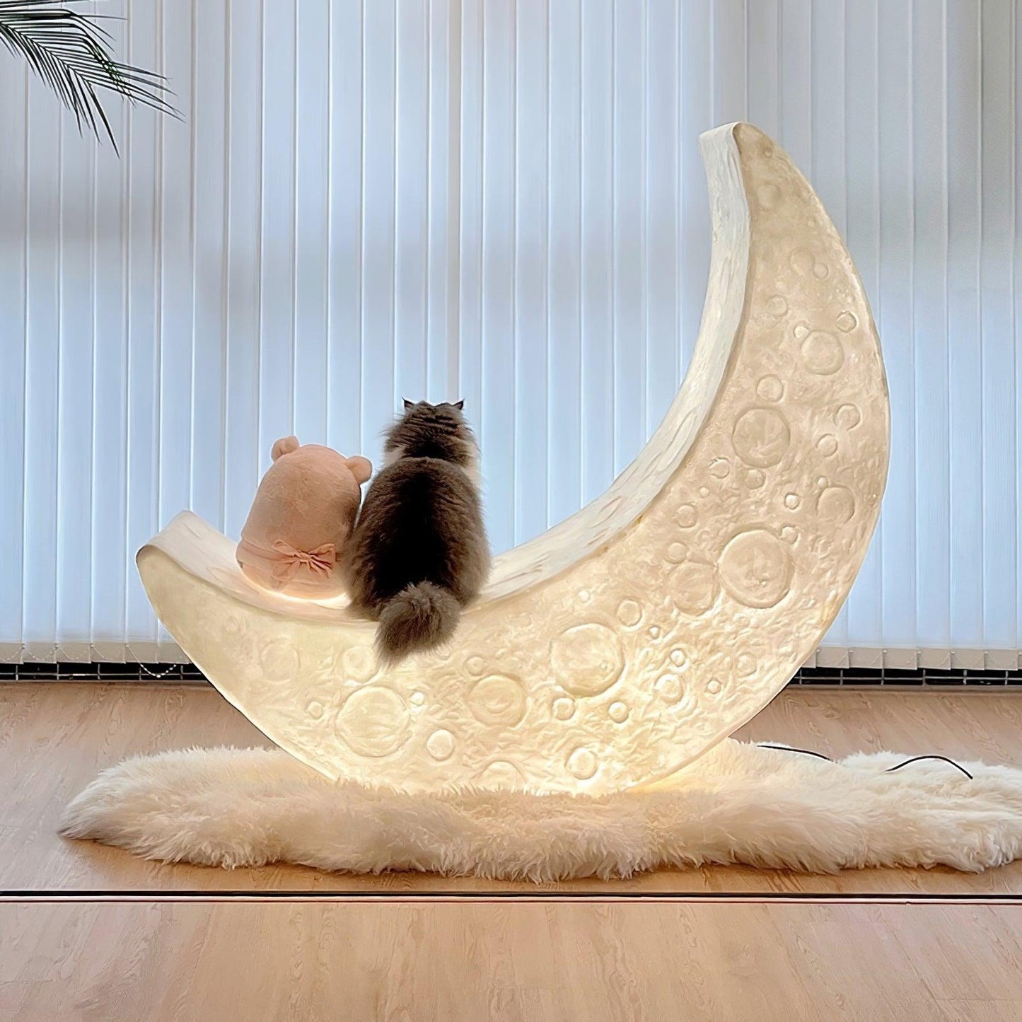 My Moon Floor Lamp - LED Indoor Outdoor Ambient Lighting