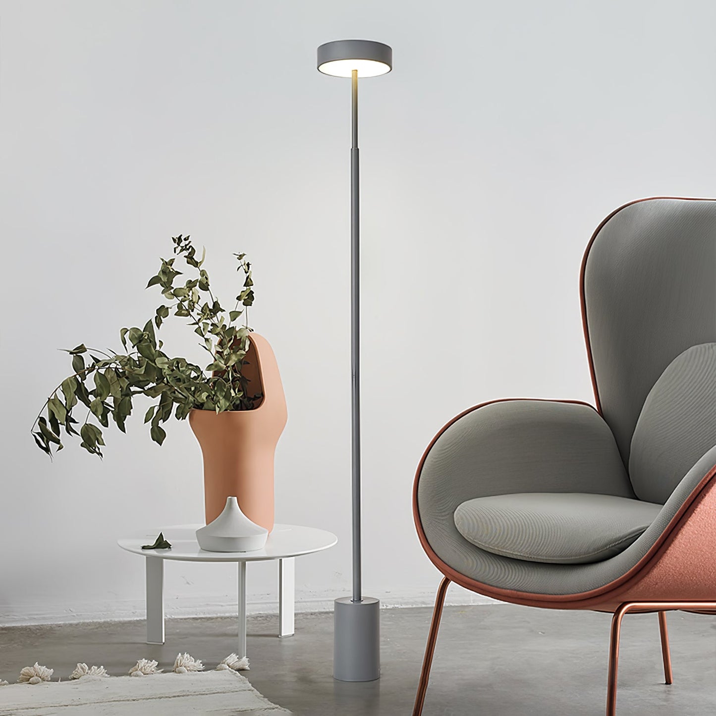 Naya Rotatable Floor Lamp with Integrated LED Lighting